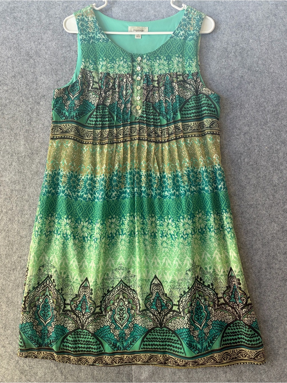 dressbarn Teal Knit Dress